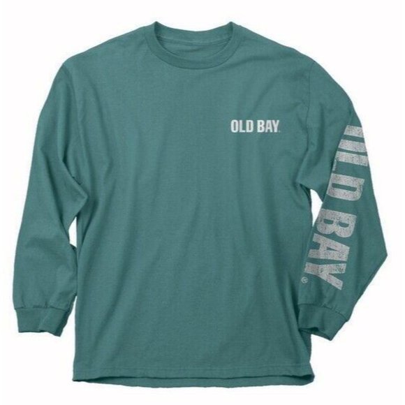 Old Bay Dave’s Crab Shack Long Sleeve T-Shirt Sweatshirt- NEW Fast Ship - Picture 2 of 4